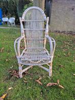 Vintage rotan fauteuil, Huis en Inrichting, Fauteuils, Ophalen, Gebruikt, 75 tot 100 cm, 50 tot 75 cm