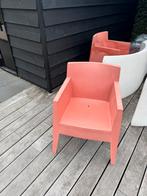 Driade toy philippe starck stoel 8x oranje, Tuin en Terras, Tuinstoelen, Ophalen of Verzenden