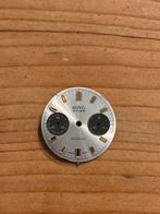 Vintage bwc swiss made chonograaf wijzerplaat dial valjoux, Ophalen of Verzenden, Zwart, Android