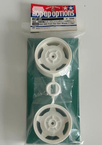 Tamiya OP-89 6024 53089 4WD Front Star Dish Wheels 1/10 beschikbaar voor biedingen
