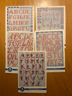 5 DMC Borduurpatronen Miniboekjes - Vintage borduren, Ophalen of Verzenden, Gebruikt, Handborduren, Patroon