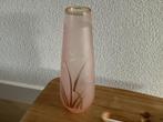 Oud roze/goud solifleur vaasje, Huis en Inrichting, Overige kleuren, Ophalen of Verzenden, Minder dan 50 cm, Glas