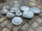 Vintage/ retro Servies Rozenmotief Gouden Rand, Ophalen