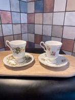 2 kop en schotel,Royal Philip en Rosina,fine bone China, Ophalen of Verzenden