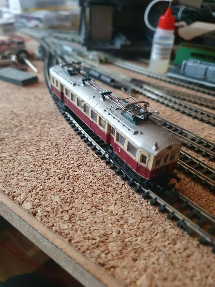 Motorwagen uit Roco set 23001., Hobby en Vrije tijd, Modeltreinen | N-Spoor, Gebruikt, Locomotief, Gelijkstroom, Roco, Analoog