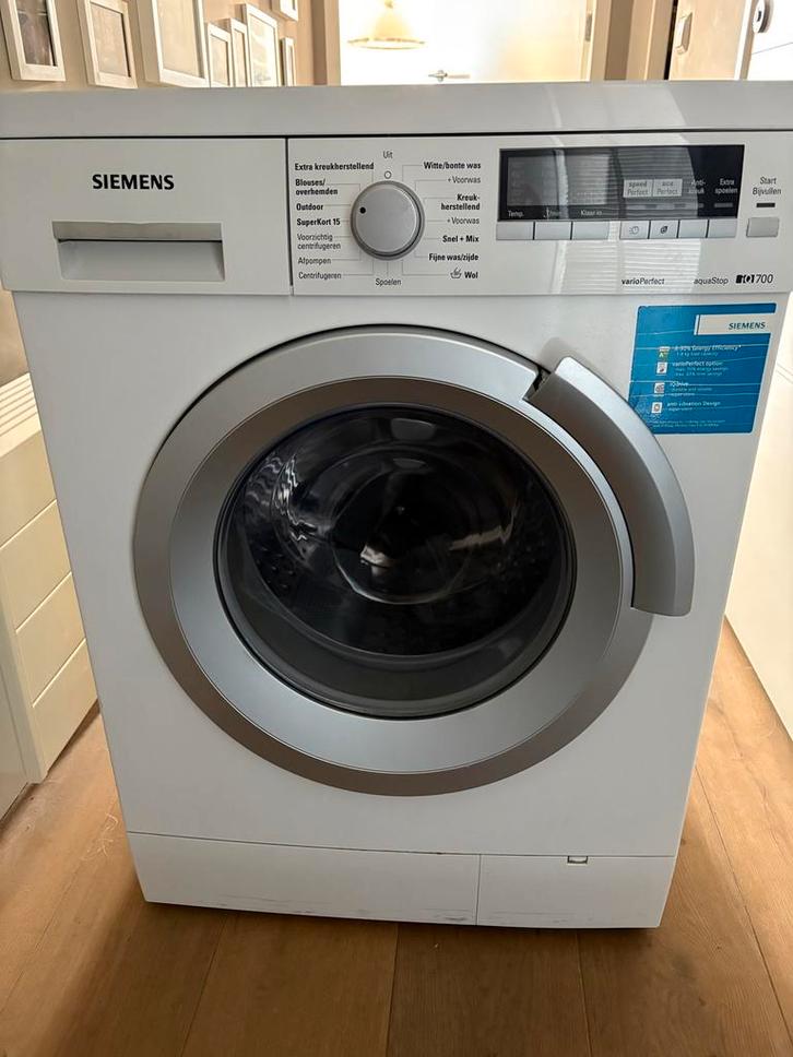 Siemens iQ700 Wasmachine - Topmodel!, Witgoed en Apparatuur, Wasmachines, Gebruikt, Voorlader, 6 tot 8 kg, 85 tot 90 cm, 1200 tot 1600 toeren