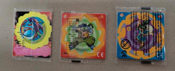 3 spinners nr 44 - 76 - 85, Verzamelen, Flippo's, Losse flippo's, Adventure, Cheetos 24 Game, Chester Cheetos, Flying, Gouden Flippo's