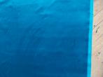 Petrol blauw  meubelstof velour 250cm x 140cm  breed, Ophalen of Verzenden, Zo goed als nieuw