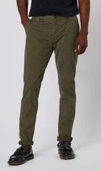 Scotch & Soda chino broek W 33 L 36 groen met paars patroon, Kleding | Heren, Broeken en Pantalons, Maat 52/54 (L), Verzenden