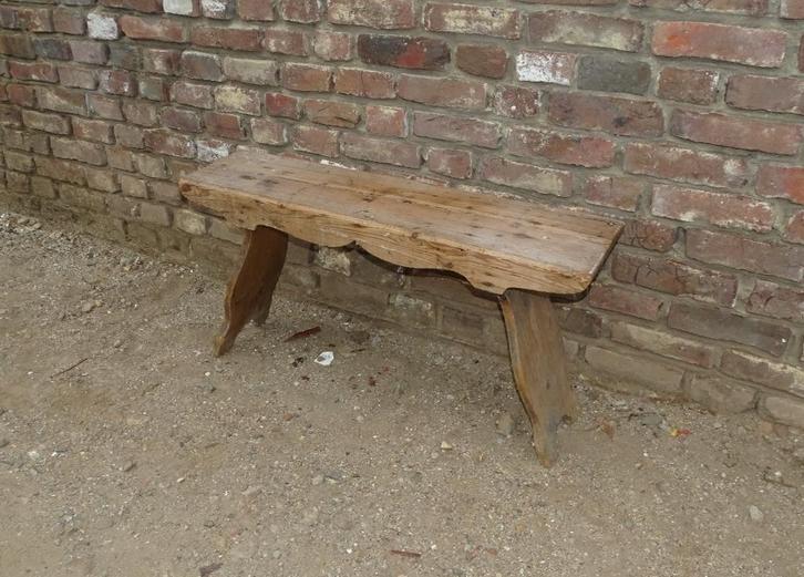prachtig oud frans bankje bank, Antiek en Kunst, Curiosa en Brocante, Ophalen