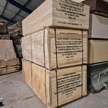 Underlayment platen 122x244cm - 18mm beschikbaar voor biedingen