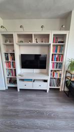 Wandkast boekenkast Ikea Hemnes wit, Ophalen, 25 tot 50 cm, Minder dan 150 cm