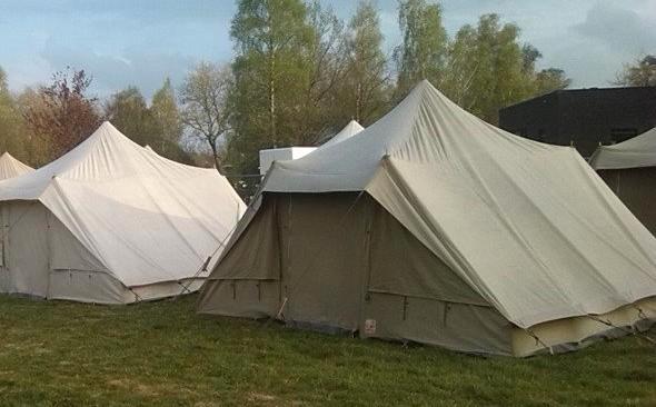 De Wit Trippstein Super premium & Nepal & Basecamp 450 BCT, Caravans en Kamperen, Tenten, meer dan 6, Gebruikt, Ophalen
