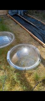 2 Ronde Acrylaat Lichtkoepels - Helder, Doe-het-zelf en Verbouw, Glas en Ramen, Minder dan 80 cm, 80 tot 120 cm, Ophalen of Verzenden