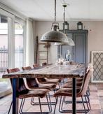 XXL grote massiefe houten eettafel tafel, Ophalen, 200 cm of meer, 50 tot 100 cm, Zo goed als nieuw