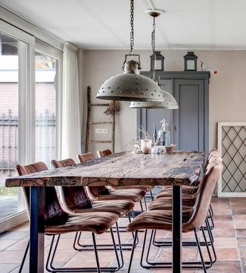 XXL grote massiefe houten eettafel tafel beschikbaar voor biedingen