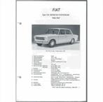 Fiat 124 Vraagbaak losbladig 1966-1967 #4 Nederlands, Gelezen, Overige merken, Ophalen of Verzenden