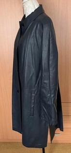 Classic lederlook blauwe jas maat 42/44 [DMv], Ophalen of Verzenden, Nieuw, Maat 42/44 (L), Blauw