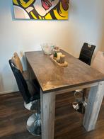 Bartafel met krukken, Ophalen