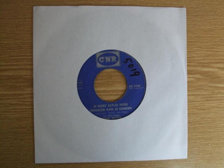 EDWIN RUTTEN    IK MOET ALTIJD WEER OPNIEUW AAN JE DENKEN, Cd's en Dvd's, Vinyl Singles, Zo goed als nieuw, Single, Nederlandstalig