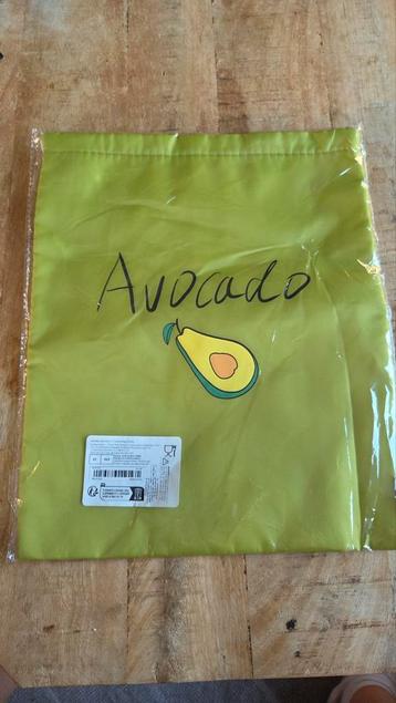 Nieuwe avocado vershoudzak sla salade vershoud vershouden beschikbaar voor biedingen