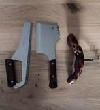 Vleesbestek en unieke kurkentrekker, Ophalen of Verzenden, Gebruikt, Overige typen