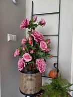 Kunst Rozenstruik Roze 75cm, Ophalen of Verzenden, Nieuw, Binnen
