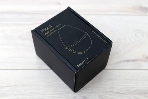 Bolia Flora Slim Wall Vase, Huis en Inrichting, Woonaccessoires | Vazen, Zo goed als nieuw, Minder dan 50 cm, Glas, Ophalen