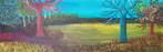 Schilderij MAGIC FOREST & SAVANNE 120x40, Ophalen, Nieuw, Schilderij