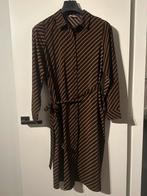 Aware by Vero Moda - zwart bruin gestreepte jurk | maat XL, Vero Moda, Zwart, Ophalen of Verzenden, Knielengte