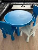 Grote ronde ikea tafel met 3 stoelen, Ophalen, Zo goed als nieuw
