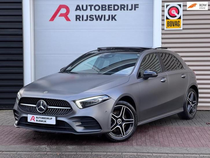 Mercedes-Benz A-klasse 250 e AMG Line Pano/360/Memory/Sfeer, Auto's, Mercedes-Benz, Bedrijf, Te koop, A-Klasse, 360° camera, ABS