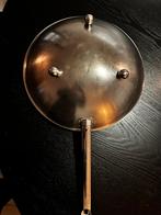 Professionele RVS Wokpan 36cm, Huis en Inrichting, Ophalen, Inductieplaat, Zo goed als nieuw, Rvs