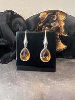 Citrien Madeira zilver geluk beschermt voorspoed uniek magie, Sieraden, Tassen en Uiterlijk, Oorbellen, Geel, Nieuw, Ophalen of Verzenden