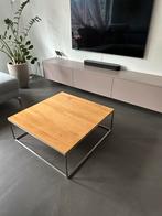 Ethnicraft Oak Thin Coffee Table - Salontafel, Eikenhout, Zo goed als nieuw, Minder dan 100 cm, Modern