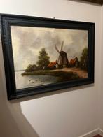 Landelijke schilderij V Dal, Antiek en Kunst, Kunst | Schilderijen | Klassiek, Ophalen of Verzenden