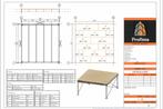 Entresolvloer,Verdiepingsvloer,Tussenvloer 5x5meter 25m2, Zakelijke goederen, Kantoor en Winkelinrichting | Magazijn, Stelling en Opslag