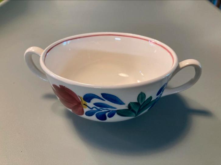 Boerenbont handbeschilderd soepkommetje, Antiek en Kunst, Antiek | Servies los, Ophalen of Verzenden