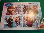 Disney Frozen 4-in-1 Puzzel - Compleet, Hobby en Vrije tijd, Denksport en Puzzels, Ophalen, Minder dan 500 stukjes, Gebruikt, Legpuzzel