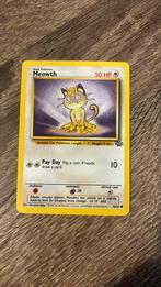 Pokémon card Meowth 56/64 1995, Hobby en Vrije tijd, Verzamelkaartspellen | Pokémon, Losse kaart, Zo goed als nieuw, Verzenden