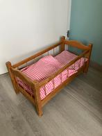 Houten poppenbedje, Ophalen of Verzenden, Gebruikt