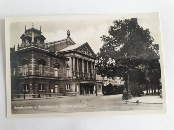 Van Baerlestraat Concertgebouw Amsterdam (108), Verzamelen, Ansichtkaarten | Nederland, Ongelopen, Noord-Holland, 1960 tot 1980