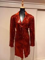 Rode Pailetten Circus Jas carnaval, Carnaval, Maat 42/44 (L), Ophalen of Verzenden, Zo goed als nieuw