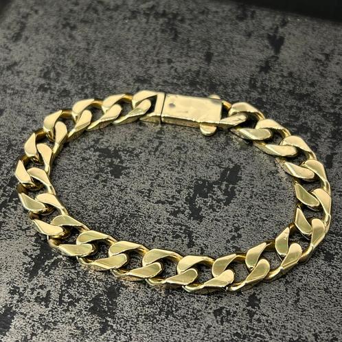 14k armband cuban schakel 17,5 gram, Sieraden, Tassen en Uiterlijk, Armbanden, Gebruikt, Goud, Ophalen of Verzenden