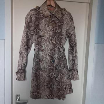 Slangenprint Trenchcoat Josh V maat S beschikbaar voor biedingen