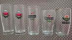 5 bierglazen: 2x Heineken, 2x Amstel pils en 1x Oranjeboom, Verzamelen, Ophalen of Verzenden, Zo goed als nieuw, Glas of Glazen