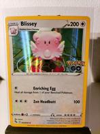 Blissey Pokémon GO Foil kaart, Ophalen of Verzenden, Zo goed als nieuw, Losse kaart, Foil