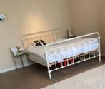160x200cm metalen meiden bed creme kleur, Antiek en Kunst, Antiek | Meubels | Bedden, Ophalen