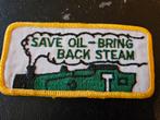 Save Oil Bring Back Steam Geborduurde Patch, Ophalen of Verzenden, Gebruikt