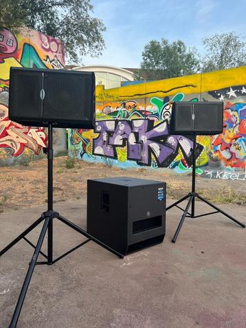 HUREN: Geluidsinstallatie/speakers/PA-set te huur beschikbaar voor biedingen